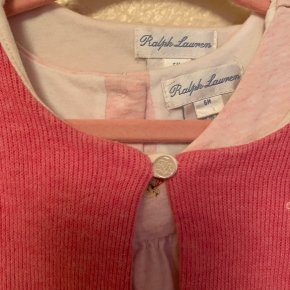 Ralph Lauren Polo Footed romper set - Picture 3 of 6